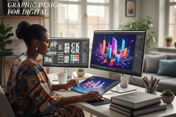 Digital Marketing Specialist at Jossidy Digital Services: Expert in graphic design for digital excellence, crafting SEO-optimized visuals, branding, and campaigns that drive online success and portfolio growth.