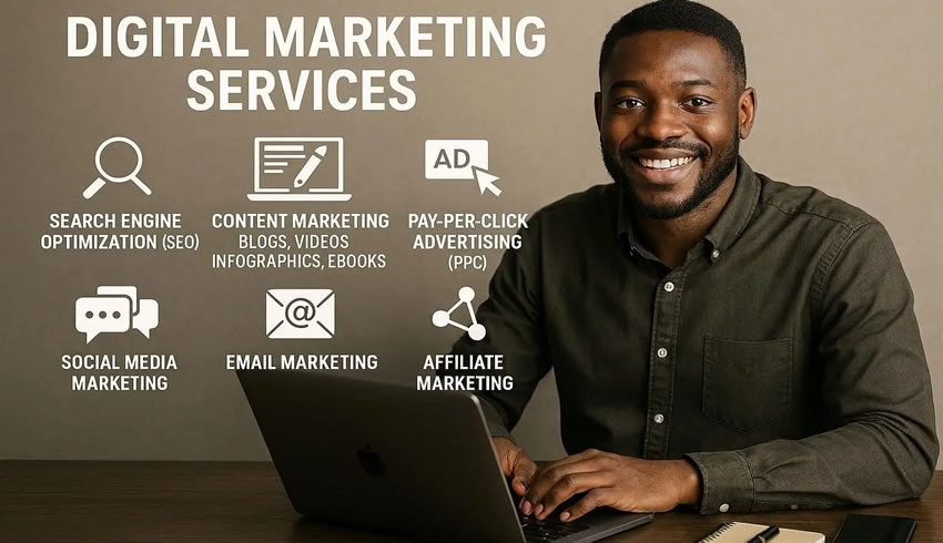 Jossidy Digital Services professional offering remote digital marketing services to elevate your business growth.