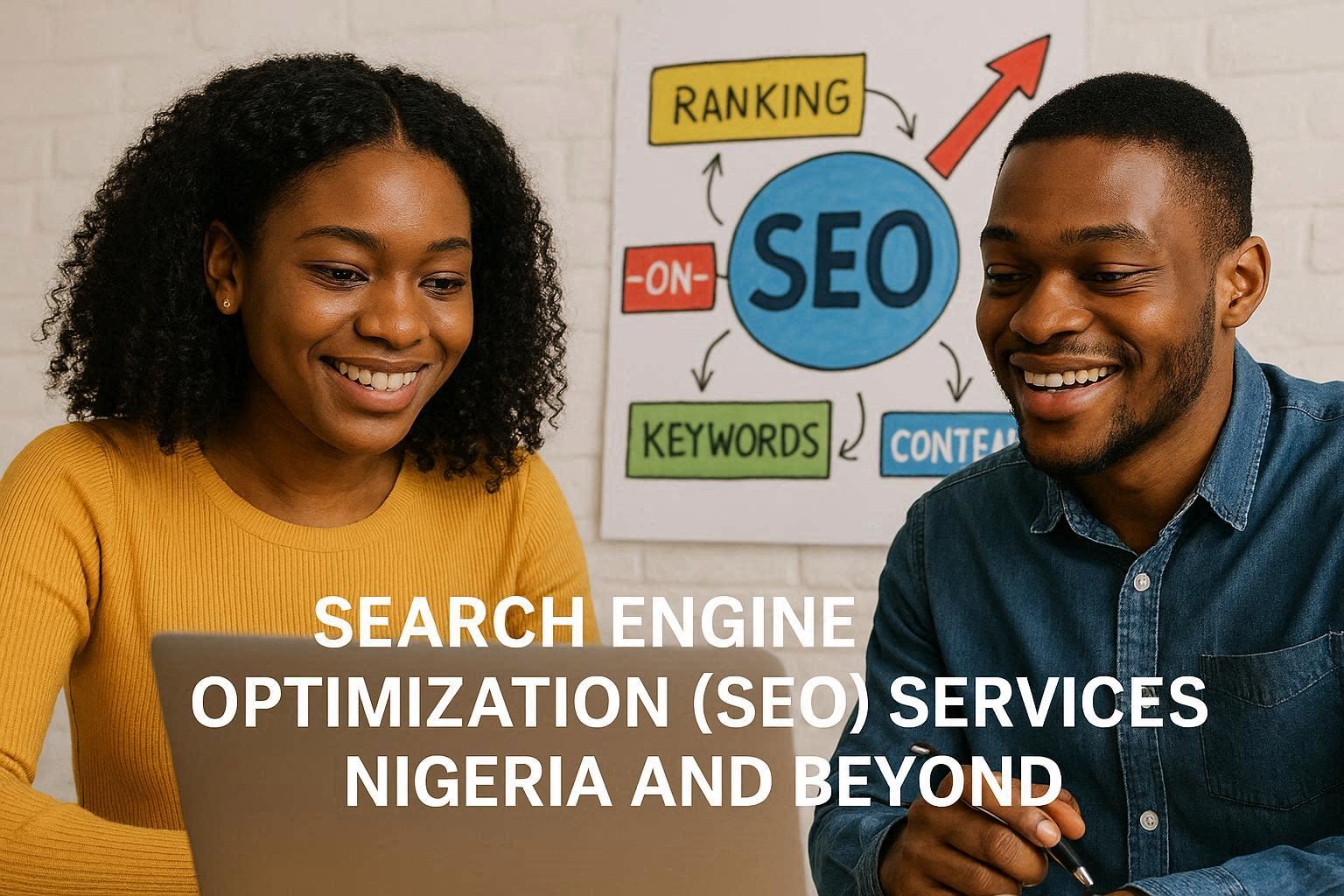 Visual representation of Jossidy Digital Services portfolio offering Remote Digital Marketing Services and SEO expertise for Nigeria and global clients.