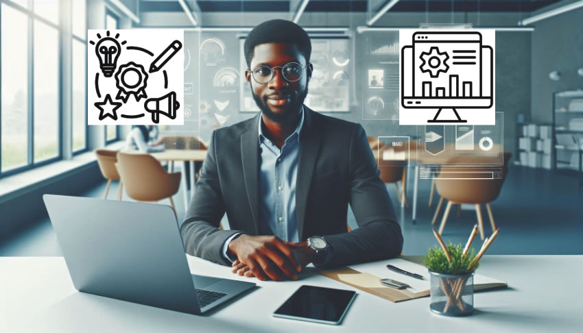 Jossidy Digital Services graphic representing a Remote Digital Services Freelancer ready to handle your digital management needs.